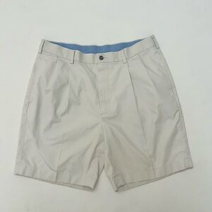 Brooks Brothers Khaki Lightweight 100% cotton Advantage Chino Short sz 34 - READ